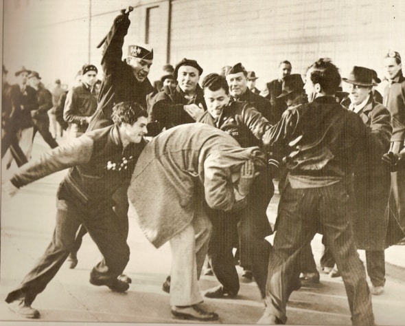 1942 Pulitzer Ford-Strikers-Riot-Milton-Brooks